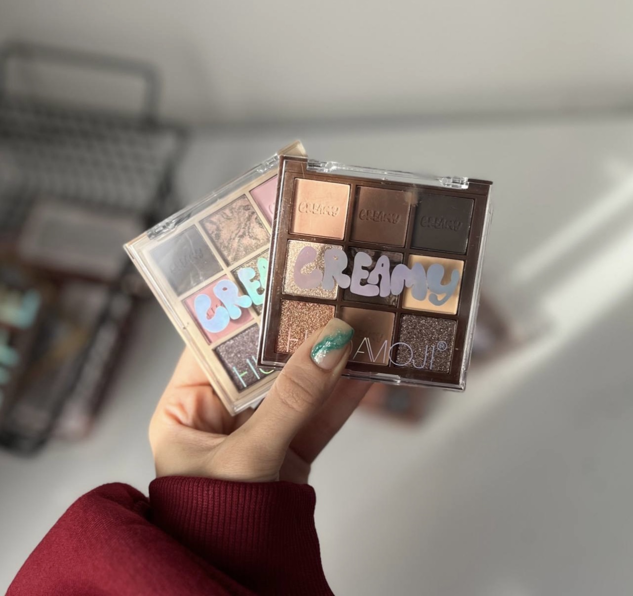 پالت سایه 9رنگ کرمی هداموجی