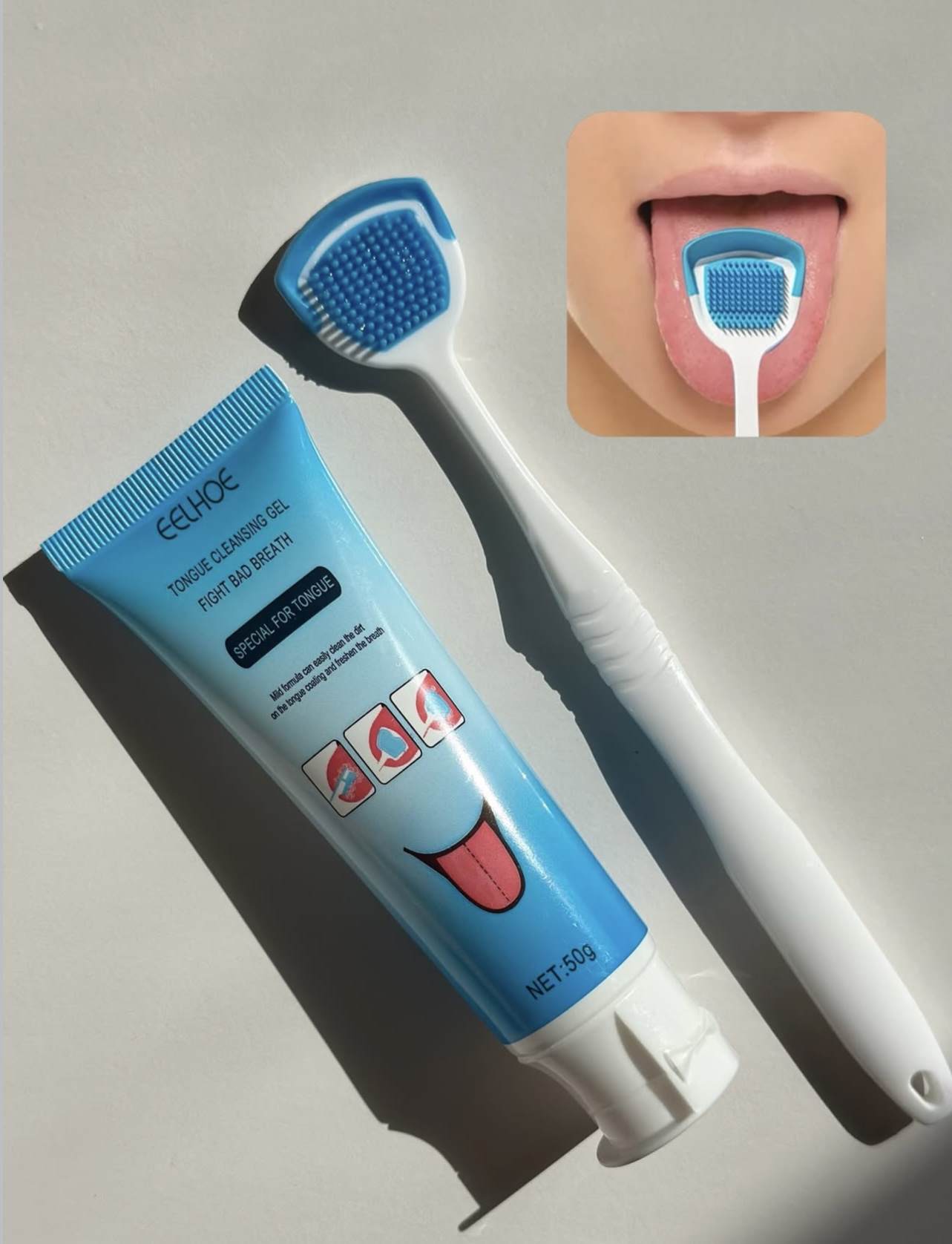 مسواک تمیز کننده زبان و خوشبو کننده دهان 