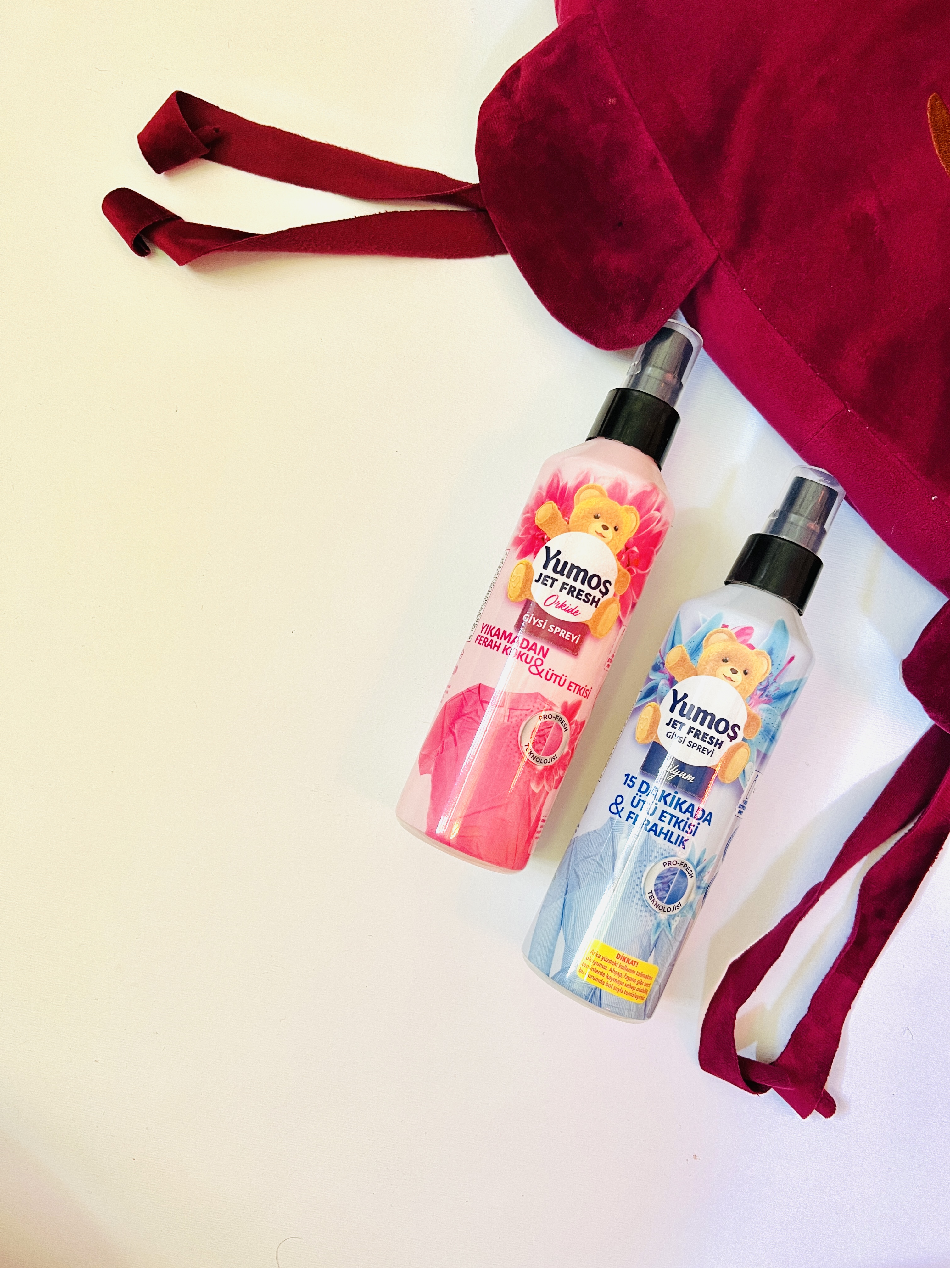 اسپری ضد چروک وخوشبوکننده یوموش