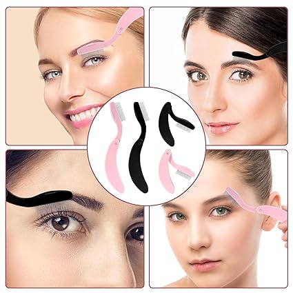 شانه فلزی تاشو لیفت مژه و ابرو