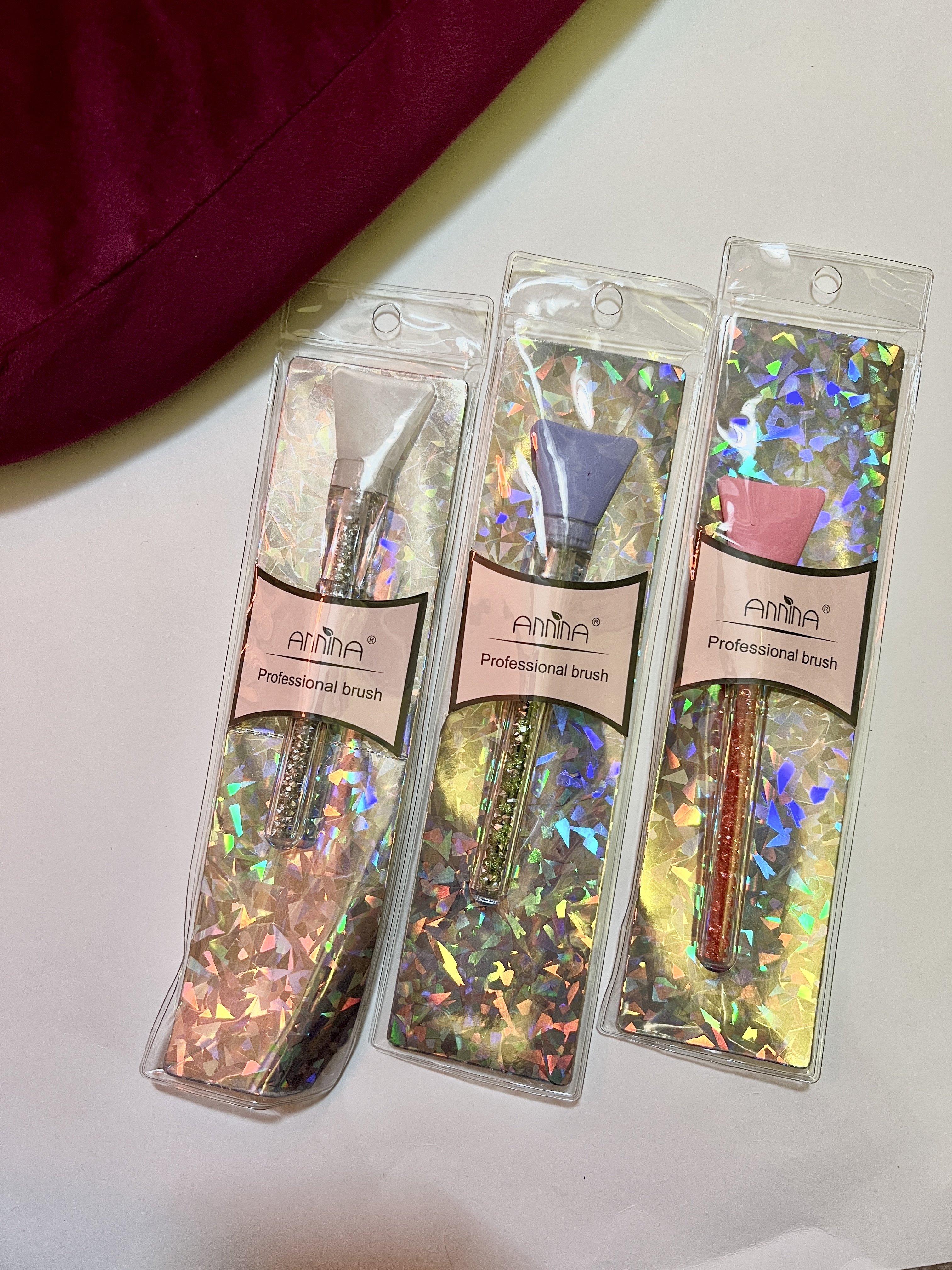 براش ماسک دسته نگینی