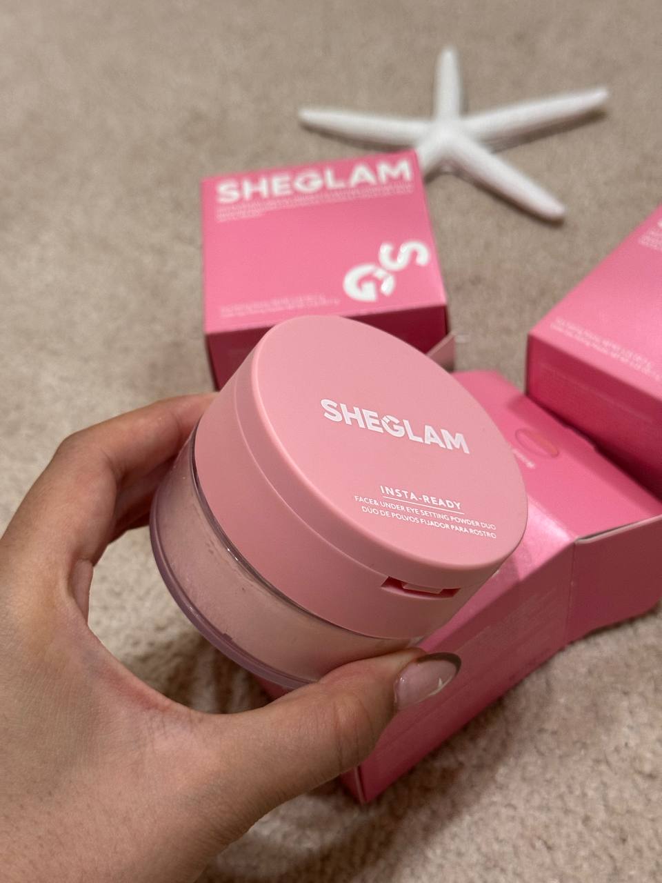 پودرفیکس شیگلم صورتی(مسترکوالیتی)