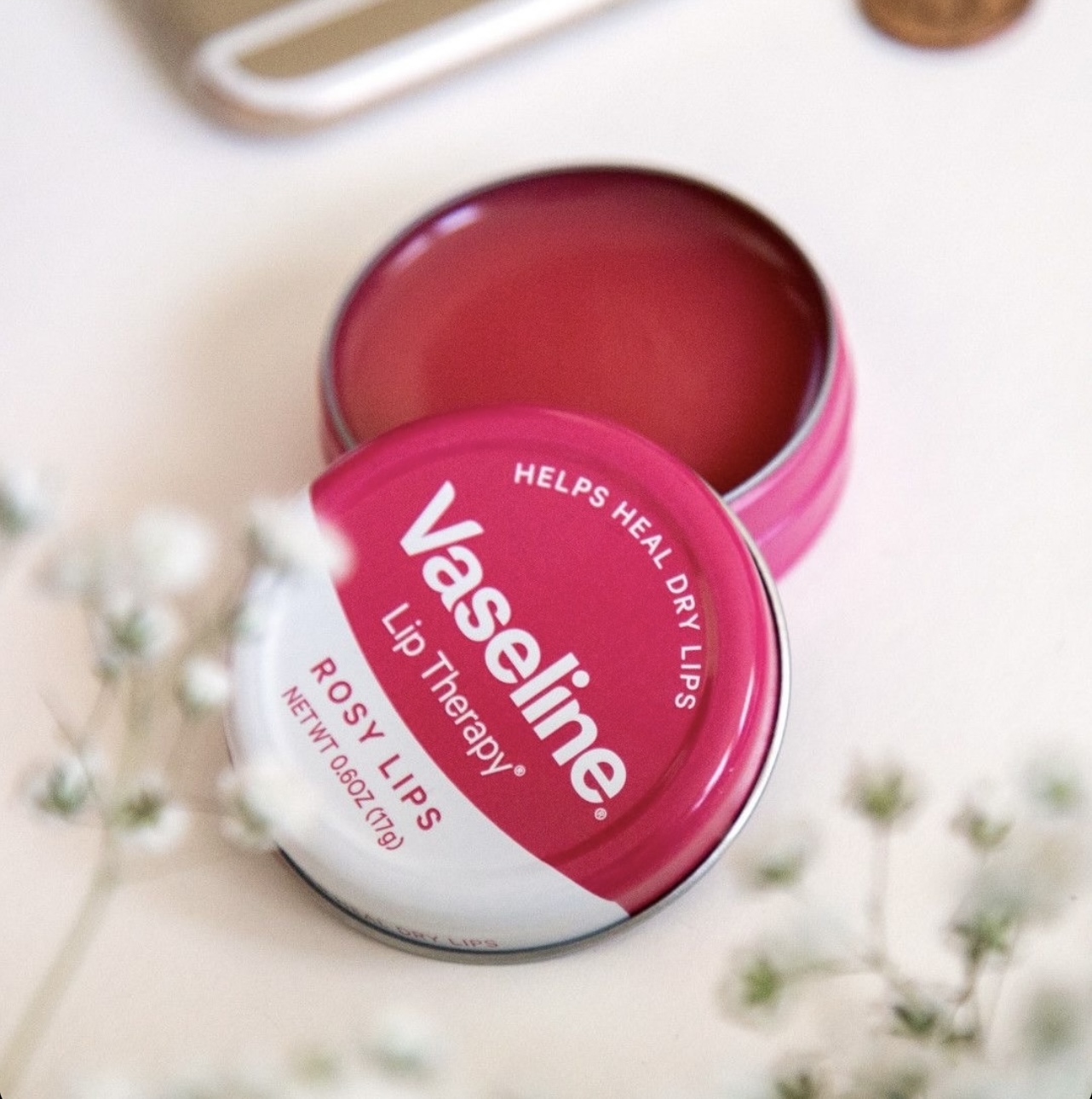 بالم لب گل رز وازلین