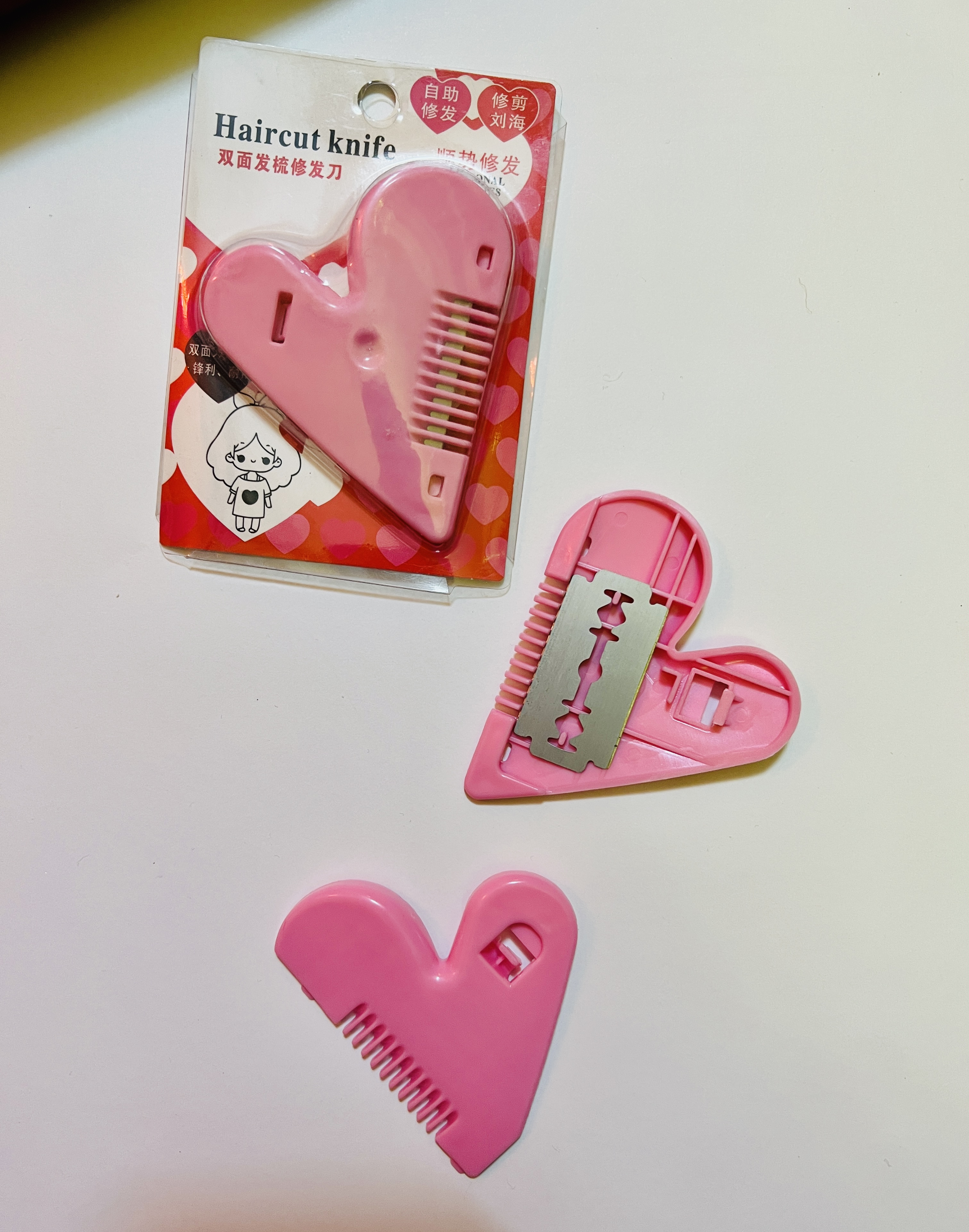 تیغ پیتاژ مو قلبی