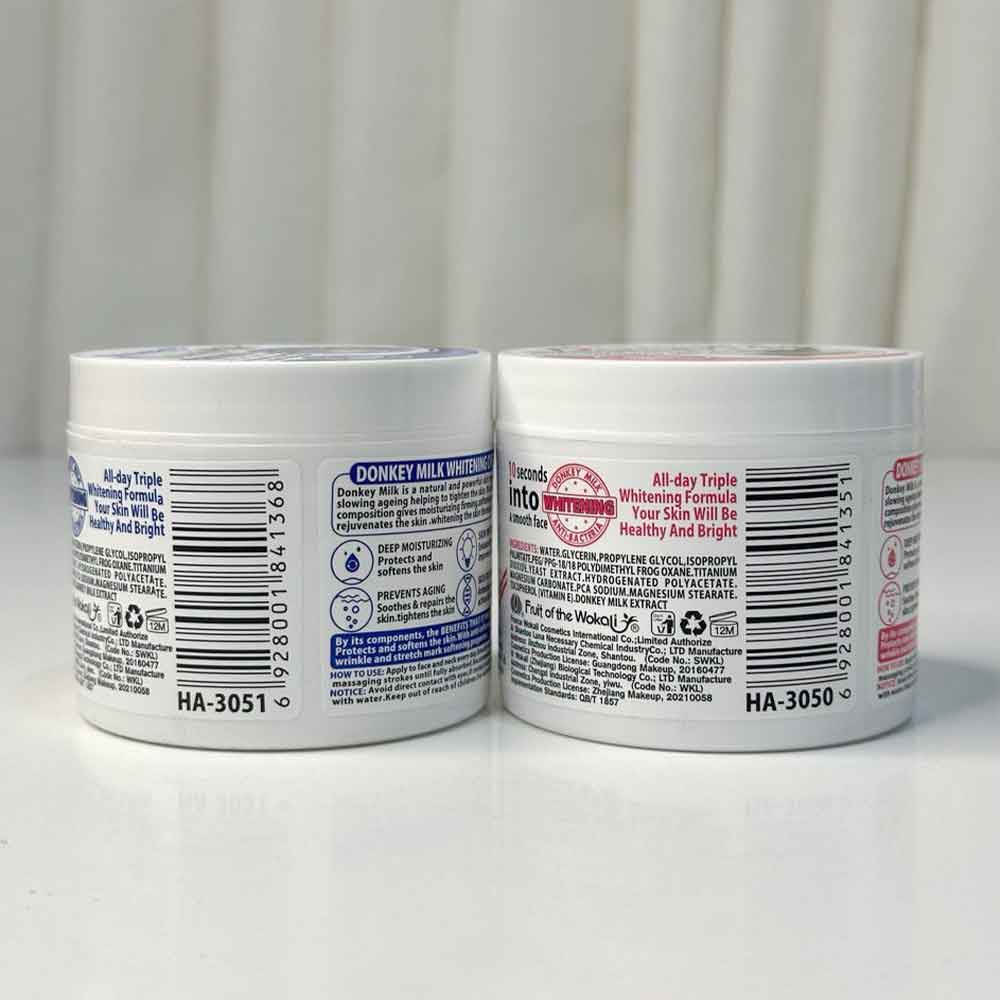 کرم کاسه ای سفید کننده شیر الاغ ووکالی