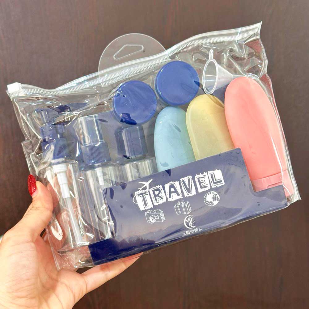 ست ده تکه مسافرتی لوازم آرایشی و بهداشتی