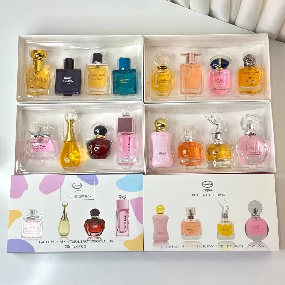  پک عطر ۴ عددی عطر زنانه و مردانه ۲۵ میل