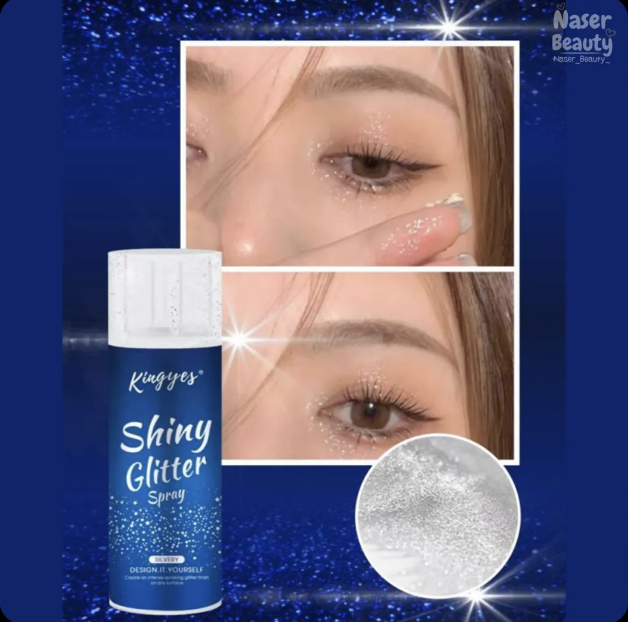 اسپری گلیتری مو و بدن ولباس