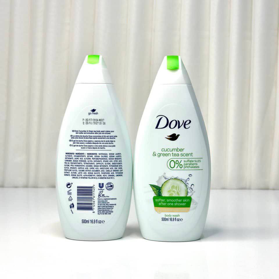 شامپو بدن داو با عصاره خیار و چای سبز