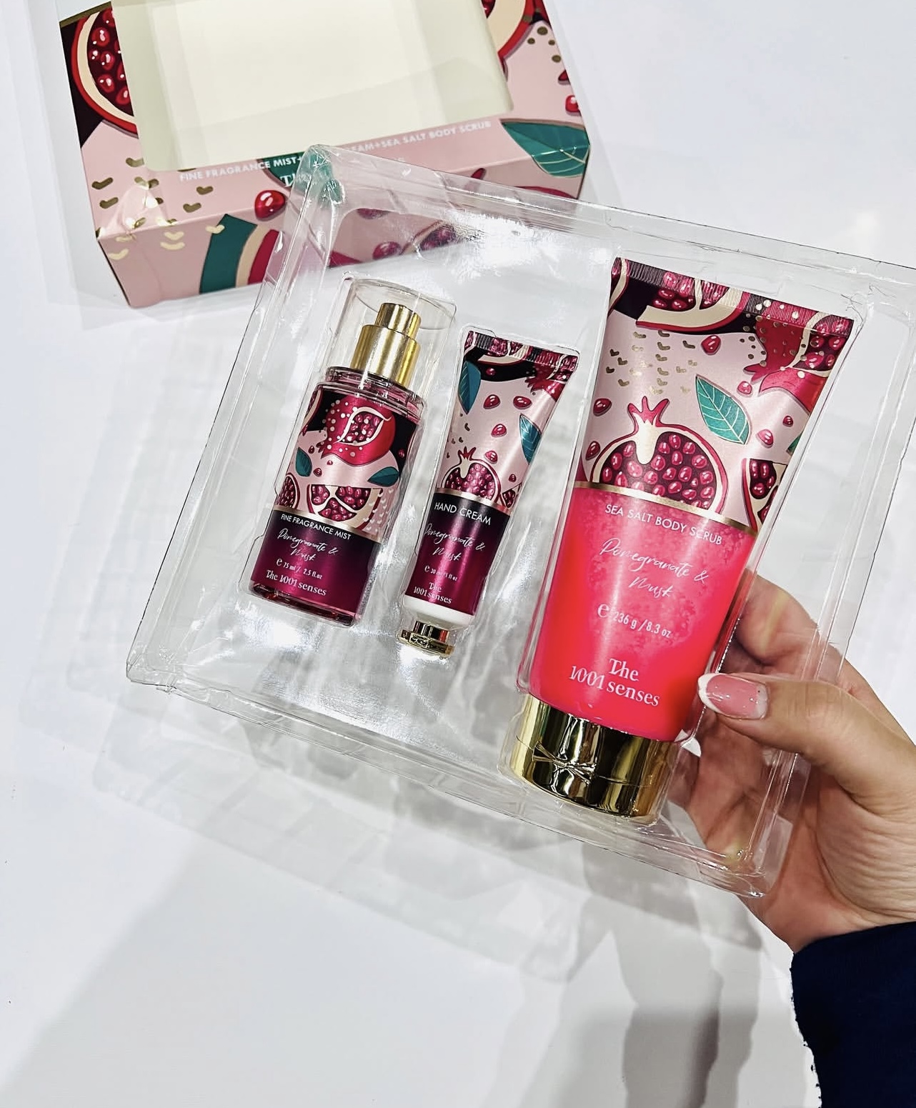 پکهای:نمک بدن/بادی اسپلش/کرم دست