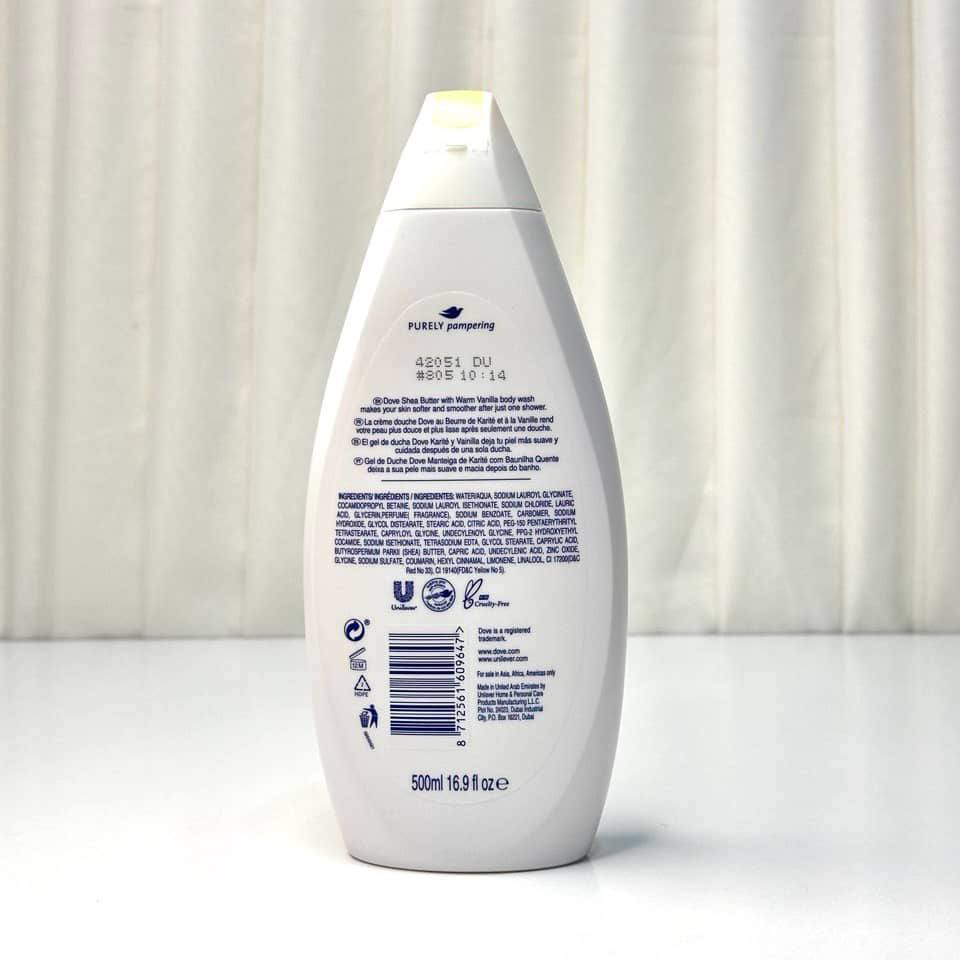 شامپو بدن بدون سولفات شی باتر و عصاره وانیل داو