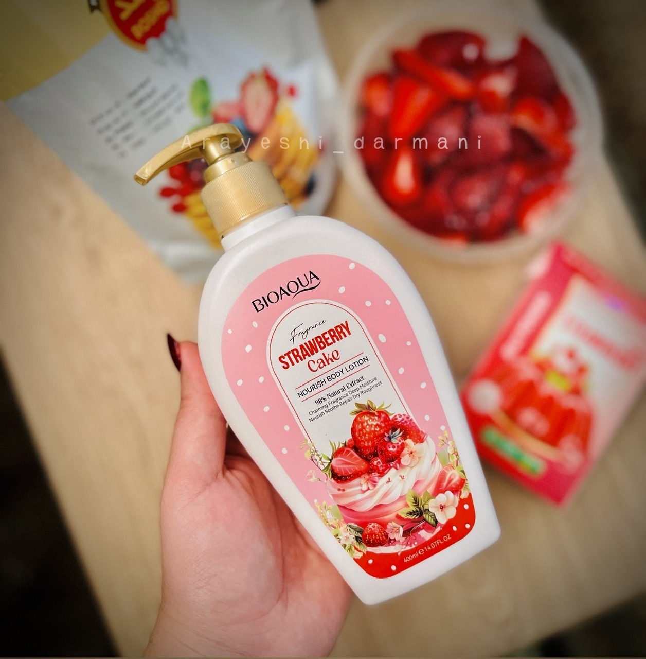 لوسیون توت فرنگی