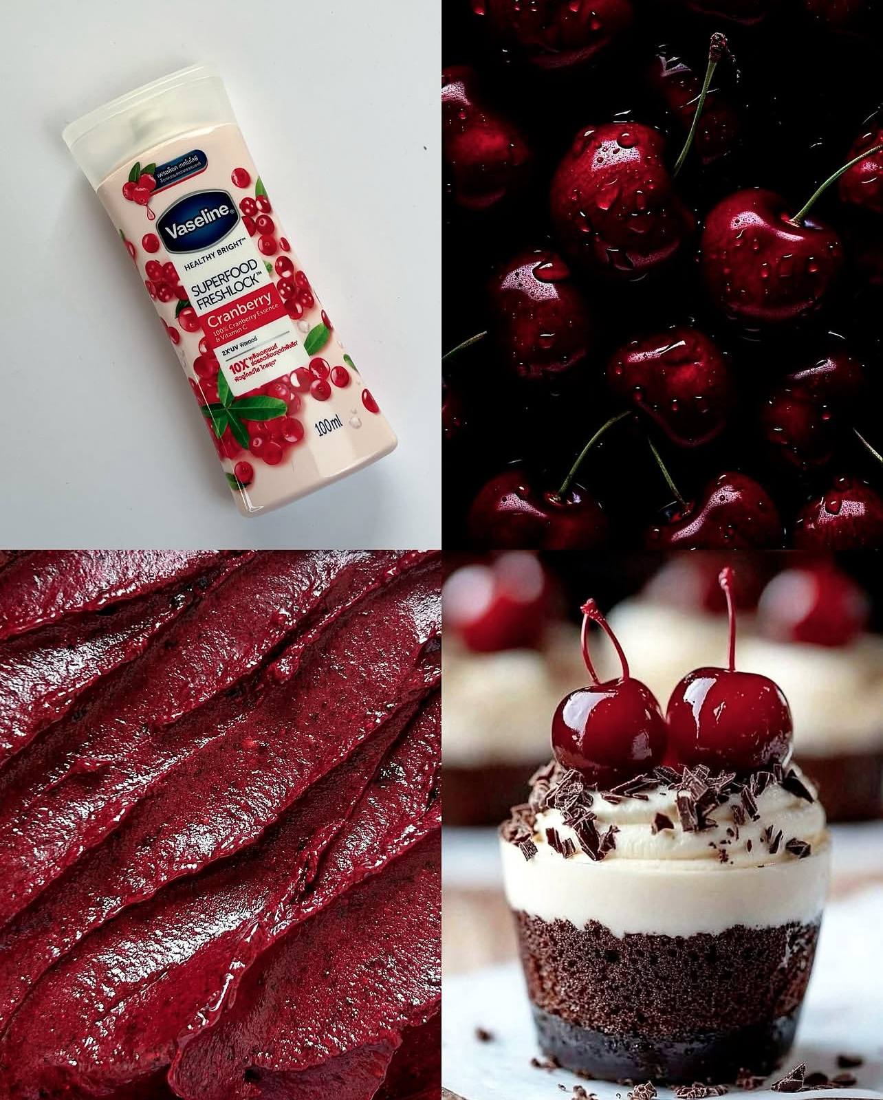 لوسیون بدن وازلین رایحه Cranberry و ویتامین C