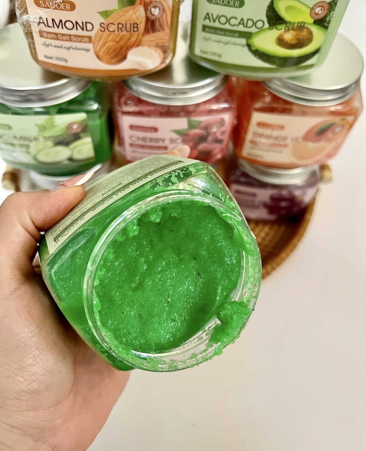 اسکراب نمک بدن