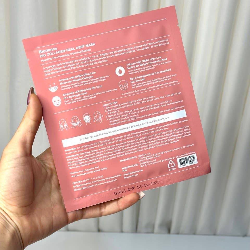 ماسک صورت کلاژن بایودنس