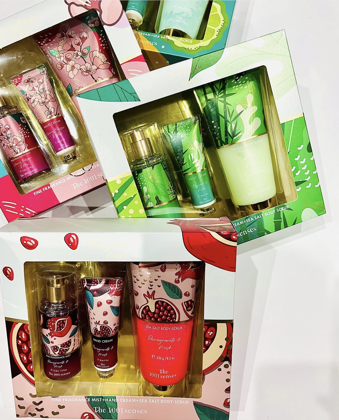 پکهای:نمک بدن/بادی اسپلش/کرم دست