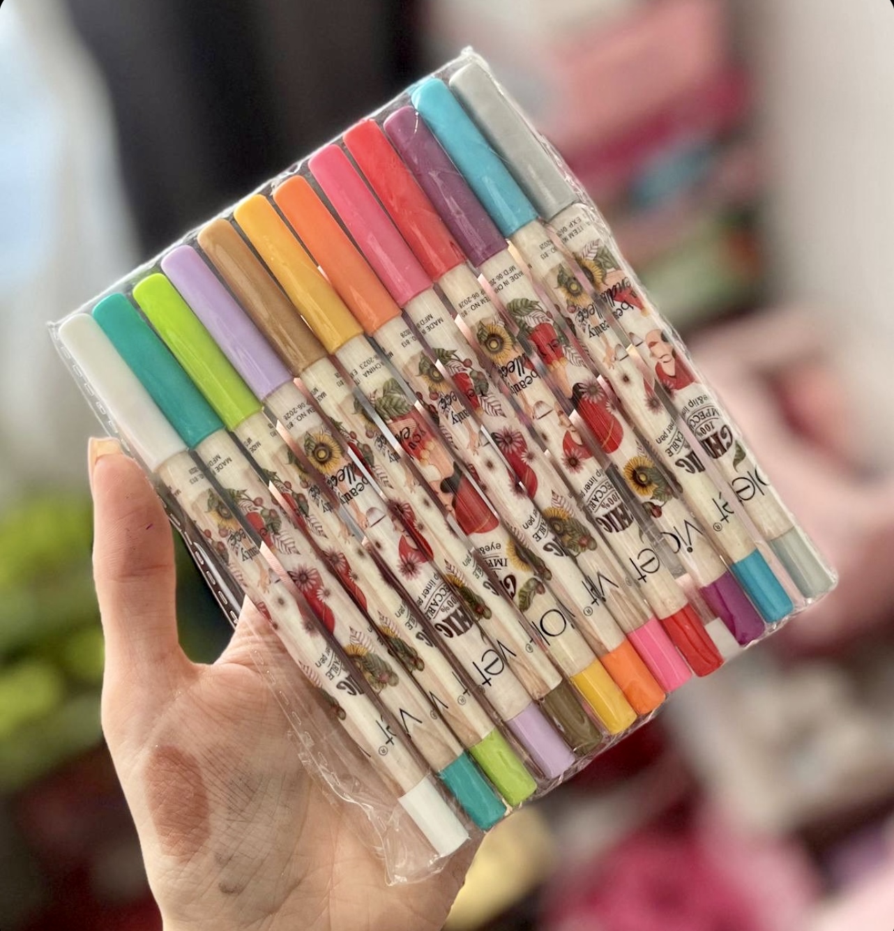 پک مدادشمعی رنگی ویولت